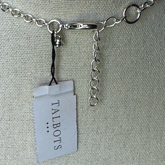 Vintage “NewWithTags” Black and White Disk Necklace - Picture 2 of 3